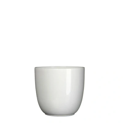 Afbeelding van Bloempot Pot rond es/13 tusca 14 x 14.5 cm wit Mica Decorations