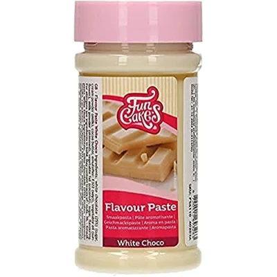 Image de FunCakes pâte Aromatisante Choco Blanc: Arômes alimentaires, bon goût, parfait pour la décoration de gâteaux, convient et les garnitures. 100g.
