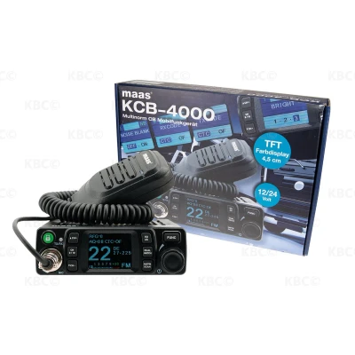 Afbeelding van Maas® KCB 4000 AM/FM CB radio 12/24 Volt 27 MHz VOX