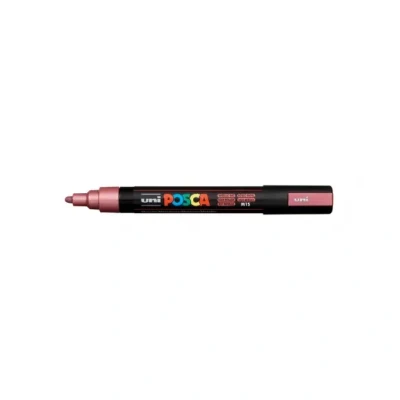 Afbeelding van uni ball Paint Marker op waterbasis Posca PC 5M rood metaal 6 stuks