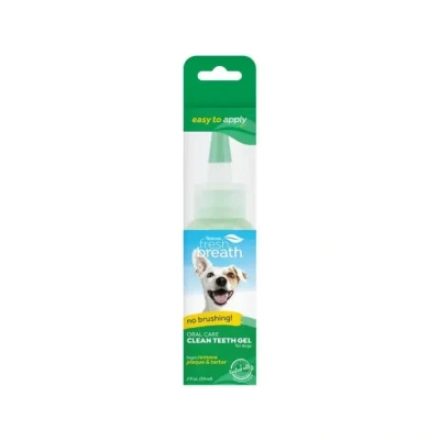 Afbeelding van Tropiclean Fresh Breath Clean Teeth Oral Care Gel Gebitsverzorging Mint 59 ml