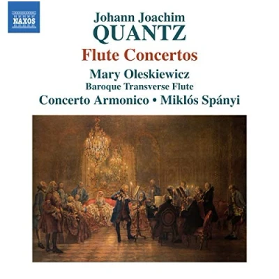 Afbeelding van Mary Oleskiewicz, Concerto Armonicao, Miklós Spányi Quantz: Flute Concertos (CD)