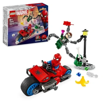 Image de LEGO® Marvel 76275 La course poursuite en moto : Spider Man contre Docteur Octopus