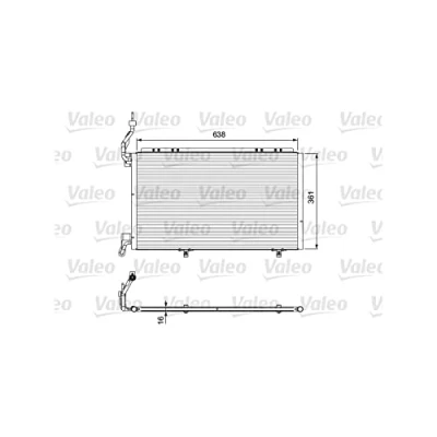 Afbeelding van Valeo Airco condensor 814076