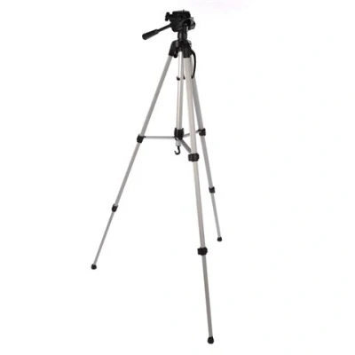Afbeelding van Nest Camerastatief Met Kop Wt 3540 Aluminium 157 Cm Zilver