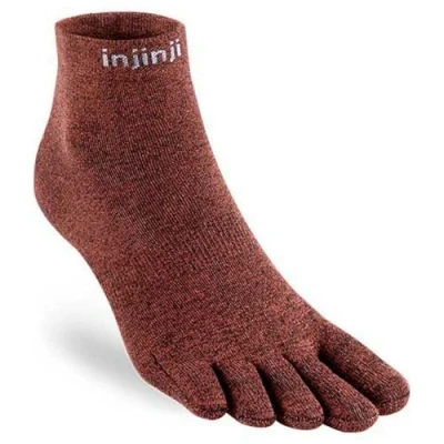 Afbeelding van Injinji Liner Mini Crew Coolmax Bordeauxrood 44 47