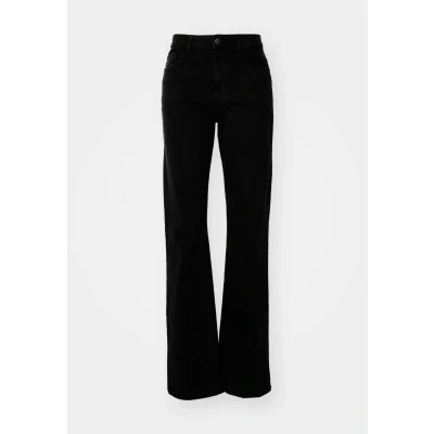Afbeelding van Noisy May Nmmonica Straight leg jeans, Dames, Maat: 25x30, Black denim