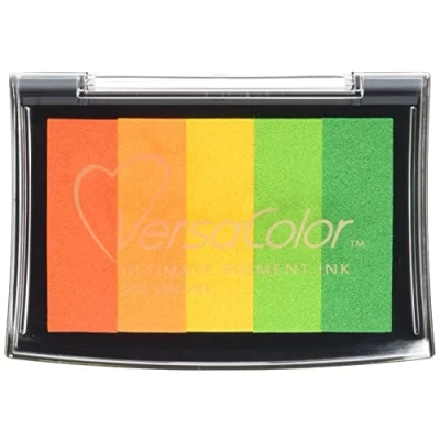 Afbeelding van Rayher Versacolor stempelkussen, 5 tinten, limoen, 4,7 x 7,5 cm