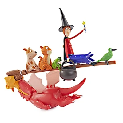 Afbeelding van WOW! STUFF The Room on Broom Story Time Set, beweegbare figuren om te verzamelen, officieel speelgoed en geschenken uit de serie Julia Donaldson, tv animatiefilms