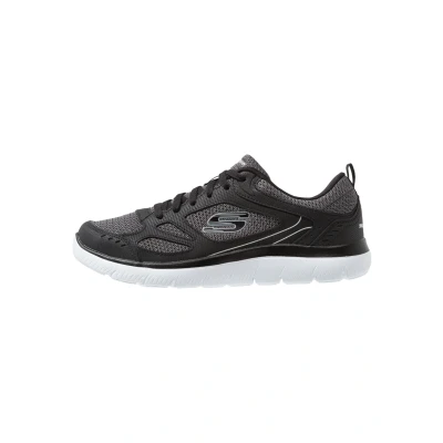 Afbeelding van Skechers Sport Summits Sneakers laag, Heren, Maat: 42, Black/white Imitatieleer/ textiel