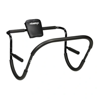 Afbeelding van Relaxdays Buikspiertrainer 68,5 x 69 65 cm (h b d) effectieve training thuis zwart