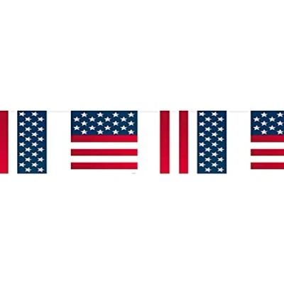 Afbeelding van Vlaggenlijn USA vierkant
