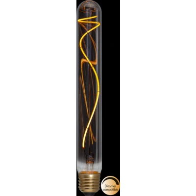 Afbeelding van Staaflamp Filament Rookglas E27 2.2W Super Warm Wit 2100K Dimbaar