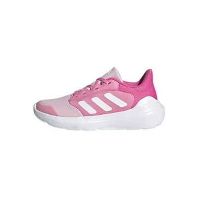 Afbeelding van adidas Performance Tensaur RUN Hardloopschoenen competitie clear pink cloud white pulse magenta voor kinderen, Maat: 35.5 Textiel/ synthetisch