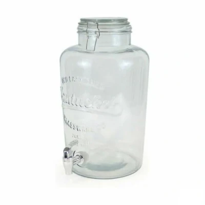 Afbeelding van Drankdispenser La Mediterránea Kraan Glas 8 L (2 Stuks)