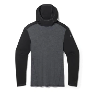 Afbeelding van Smartwool Baselayer Longsleeve, Heren, Maat: Small, Black charcoal h