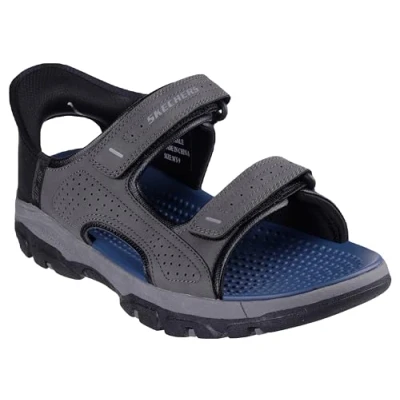 Afbeelding van Skechers Slip ins Tresmen Reece Heren Sandalen Grijs