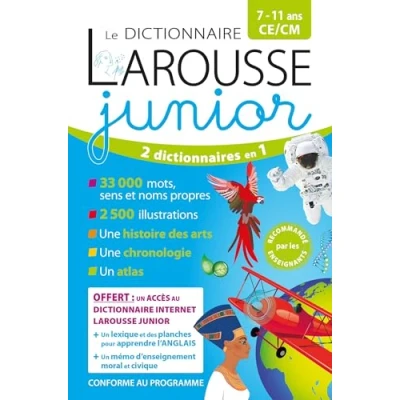 Afbeelding van DICTIONNAIRE LAROUSSE JUNIOR 7/11 ANS
