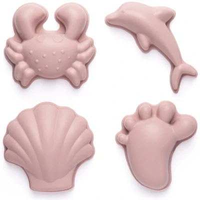 Afbeelding van Funkit world scrunch zandvormpjes footprint oud roze
