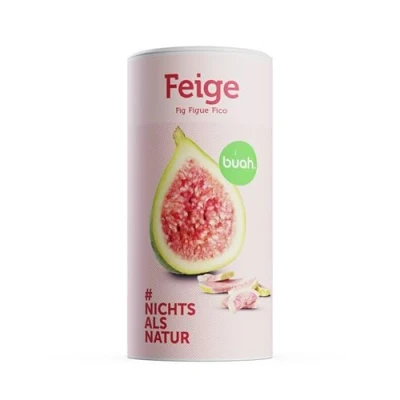 Afbeelding van BUAH® Gevriesdroogde vijg, vijgenchips als snack, voor muesli en desserts, ideale vervanging snoep, veganistisch zonder toegevoegde suiker, 220 g