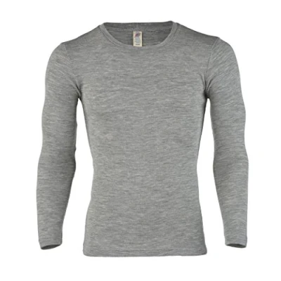 Afbeelding van Engel Natur Heren long sleeve grijs maat 50 52