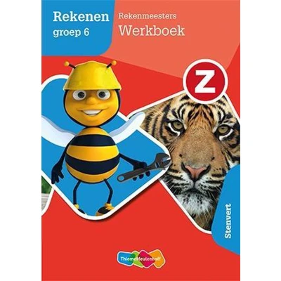 Afbeelding van Z Rekenen groep 6 Rekenmeesters Werkboek Stenvert