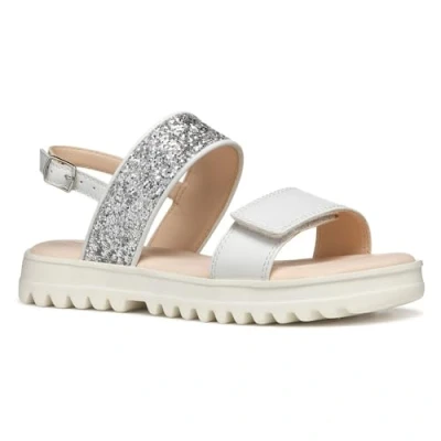 Afbeelding van Geox J sandalen Coralie Gir voor meisjes, Wit Lt Zilver