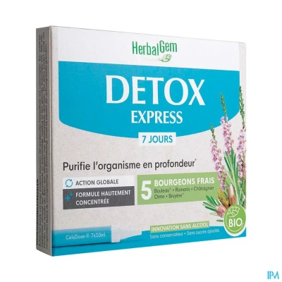 Image de Herbalgem Detox Express Monodose 7x10ml