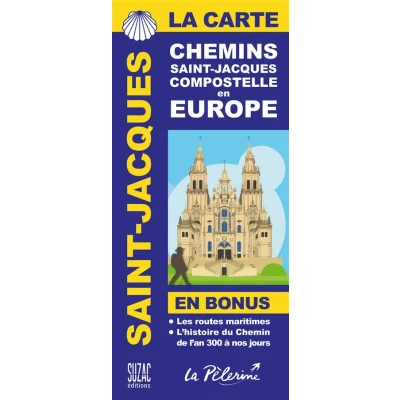 Image de La carte des chemins de Saint Jacques Compostelle en Europe