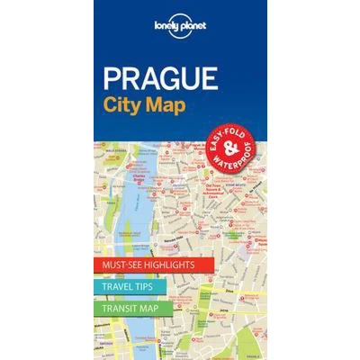 Afbeelding van Lonely Planet Prague City Map