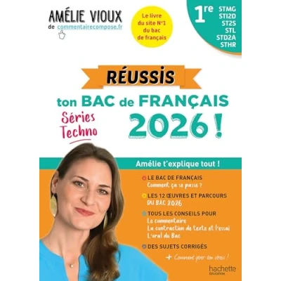 Afbeelding van REUSSIS TON BAC DE FRANCAIS 1E TECHNO AVEC AMELIE VIOUX