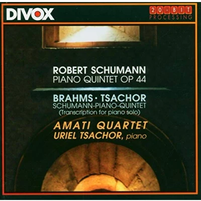Afbeelding van Amati Quartet Tsachor Brahms, Schumann: Piano Quintets (CD)