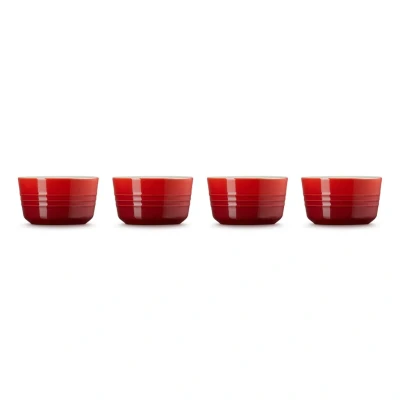 Afbeelding van Le Creuset Mini Ramekins Kersenrood 4 stuks