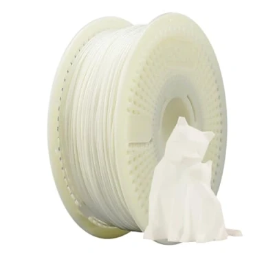 Afbeelding van eSUN PLA+ Navulfilament en spoelset, navulverpakking Spoolless PLA Plus 1,75 mm afneembaar eSpool+ filament, 1 kg (2,2 lbs) voor 3D printers (wit, kg)