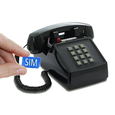 Afbeelding van Opis PushMeFon Mobiel: vaste telefoon simkaart / GSM/Senior mobiele telefoon/Dumb telefoon/Senior persoon leeftijd GSM senior zwart