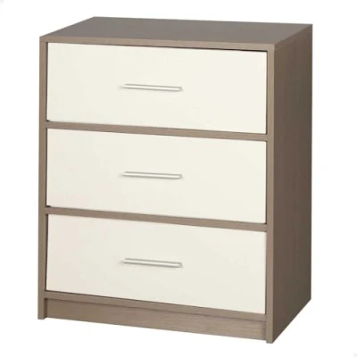 Afbeelding van Nachtkastje Max Home Wit Grijs 58 x 70 30 cm