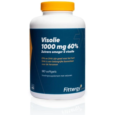 Afbeelding van Fittergy Visolie 1000mg 60% Capsules