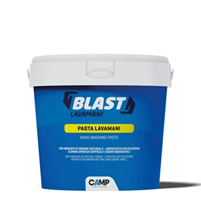 Afbeelding van Camp Blast Handwaspasta, pastazeep met natuurlijke schuurmiddelen, citroengeur, 4000 ml