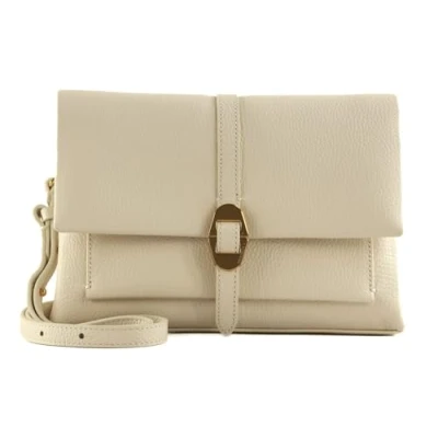 Afbeelding van Coccinelle Dorian Schoudertas, Dames, Maat: One Size, Blanco