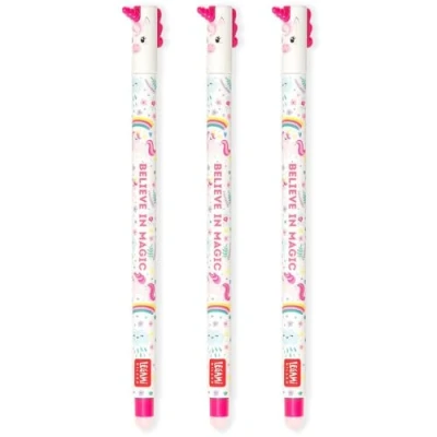 Afbeelding van Legami Uitwisbare Pen Hippo Bij Giraffe 3 stuks Navulbaar