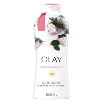 Afbeelding van Olay Fresh Outlast Body Wash White Strawberry &amp; Mint 650ml