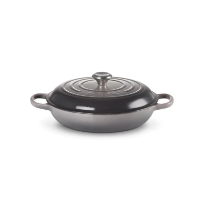 Afbeelding van Le Creuset Braadpan Campagnard Signature Flint ø 30 cm / 3.5 Liter