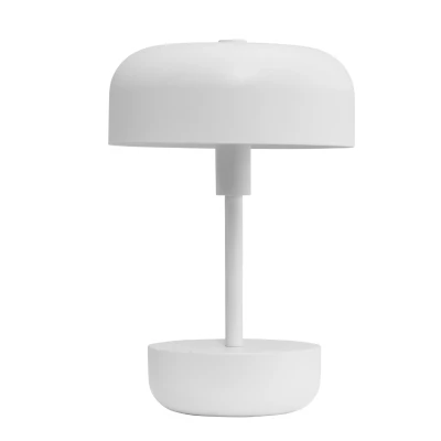 Afbeelding van Haipot witte LED oplaadbare tafellamp Wit