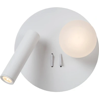 Afbeelding van Lucide MATIZ Bedlamp 1xGeïntegreerde LED Wit