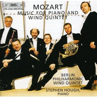 Afbeelding van Stephen Hough, Berlin Philharmonic Wind Quintet Mozart: In E Flat Major, Kv 452 (CD)