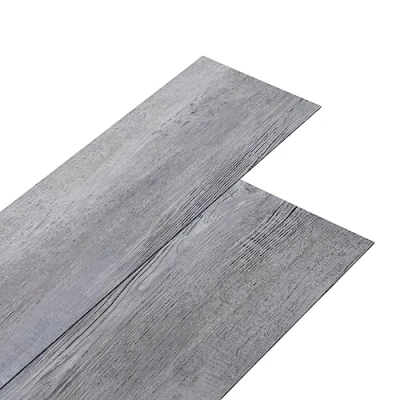 Afbeelding van vidaXL PVC vloerplaten 5,02m² 2mm zelfklevend houtgrijs mat