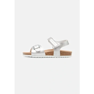 Afbeelding van Geox Adriel GIRL Sandalen voor kinderen, Maat: 26, Silver Hoogwaardig imitatieleer