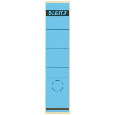Image de Etiquette autocollantes dos de classeurs 61 x 285 mm bleu x10 leitz 16400035