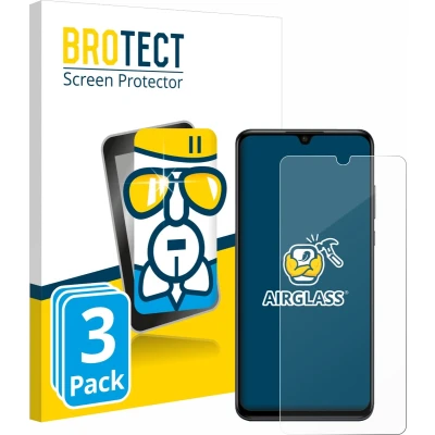 Afbeelding van BROTECT Screenprotector voor Huawei P30 lite New Edition Folie Beschermfolie Beschermglas transparant (3 Stuks)