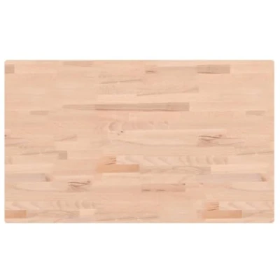 Afbeelding van Wastafelblad 100x60x2,5 cm massief beukenhout
